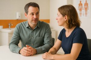 Werkgever bespreekt outplacementtraject met werknemer