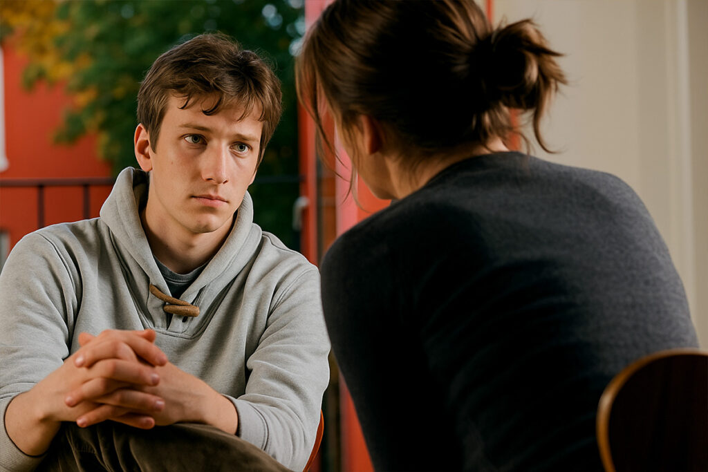 werkgever helpt medewerker met fysieke beperking met re-integratie